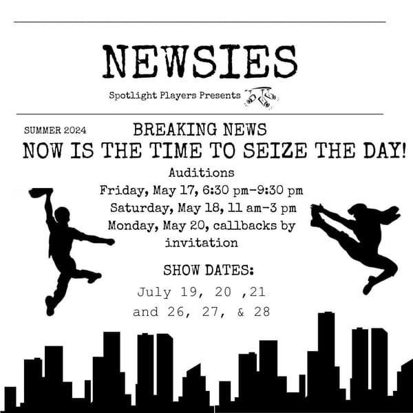 Casting Call for Newsies!
