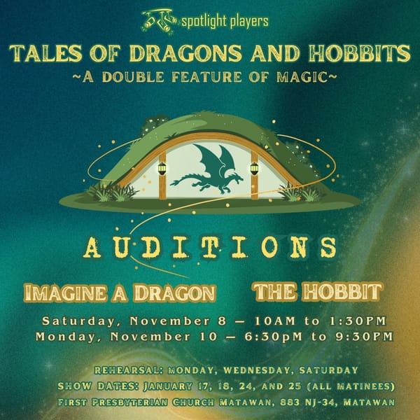 Audition for TALES OF DRAGONS AND HOBBITS!