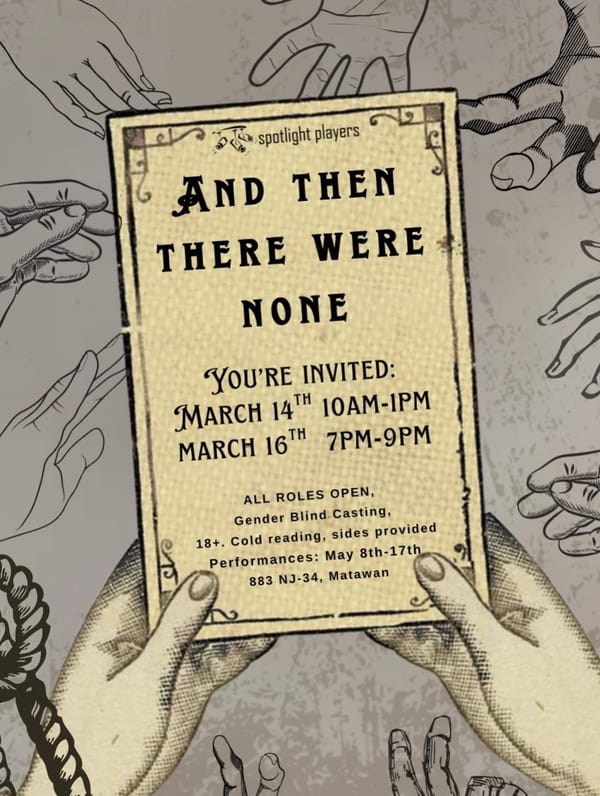 Audition for AND THEN THERE WERE NONE
