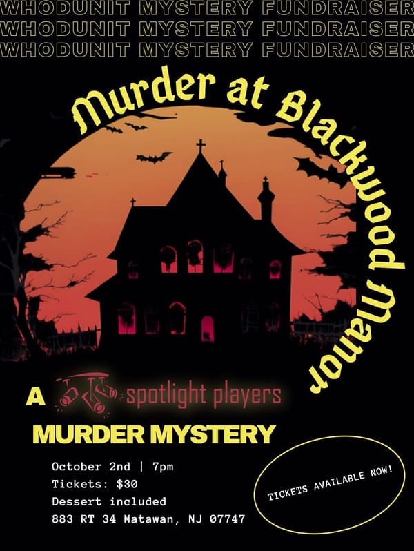 Murder at Blackwood Manor 🔎 A Whodunit Mystery Fundraiser